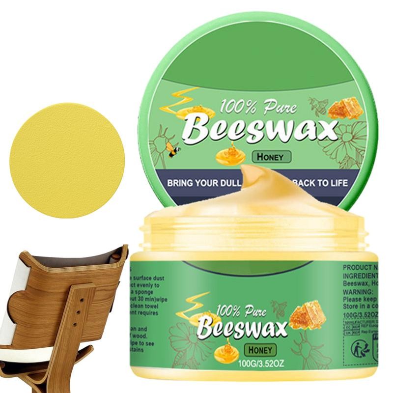 ★100g Floor Wax For Wood Floors Conditioning Beewax Wood Restorer