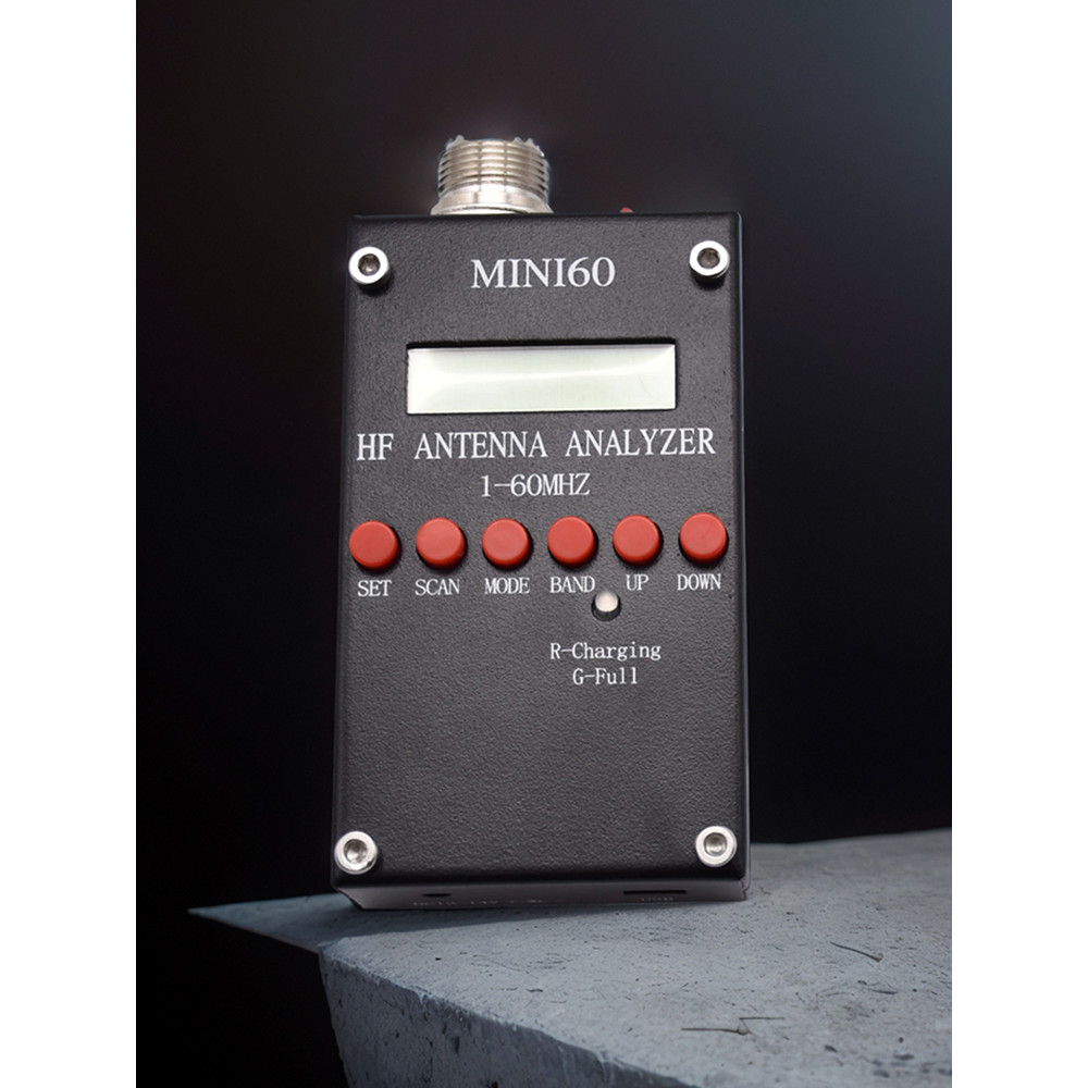 Mini60 1-60MHz HF ANT SWR Antenna Analyzer Meter Bluetooth-Compatible ...