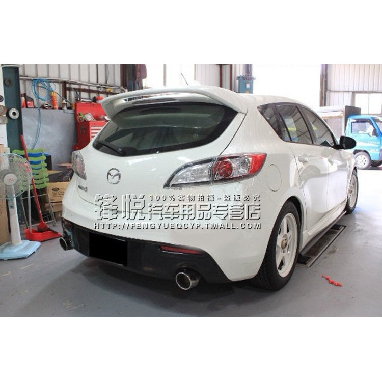 Fit for mazda 3 mps carbon fiber rear ABS spoiler rear wing 0V Shopee