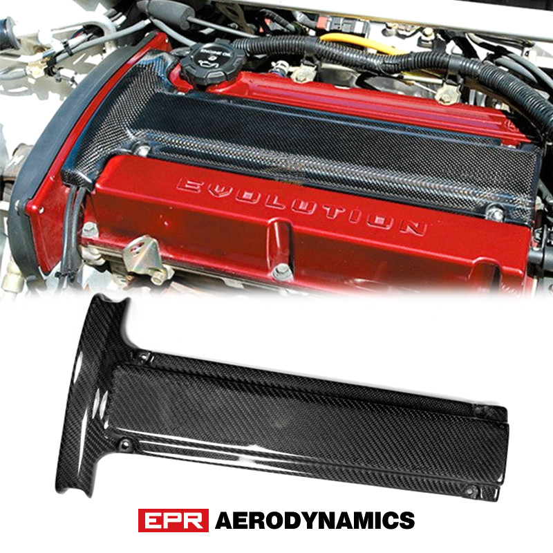 Car-styling For Mitsubishi Evolution EVO 4-8 4G63 Carbon Fiber Engine ...