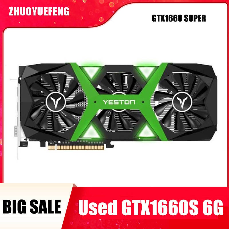 GTX 1660 Super-6G D6 Game Graphics card plates placa de Video card ...