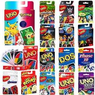 Mattel Board Game UNO Junior Series of Uno Card Game Solitaire Casual Party  Board UNO No