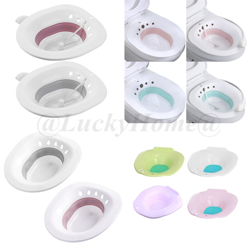 u2p Foldable/Nonfoldable Toilet Sitz Bath Bidet Flusher Wash Basin