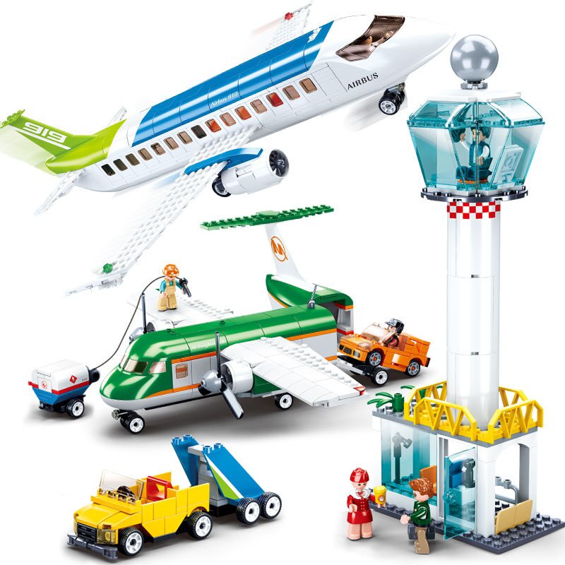Sluban Airbus Building Blocks | Aircraft Airport Lego | Building ...
