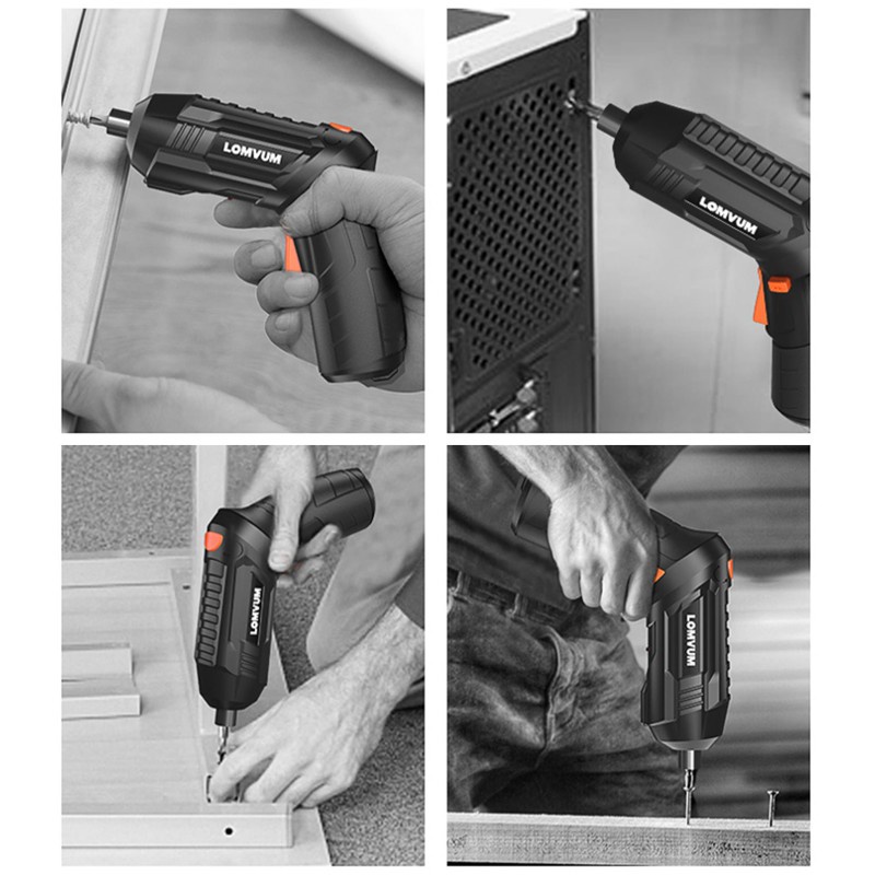 4.2V Electric Screwdriver No Noise Mini Cordless Drill 90 USB Rechargeable Handy Drill