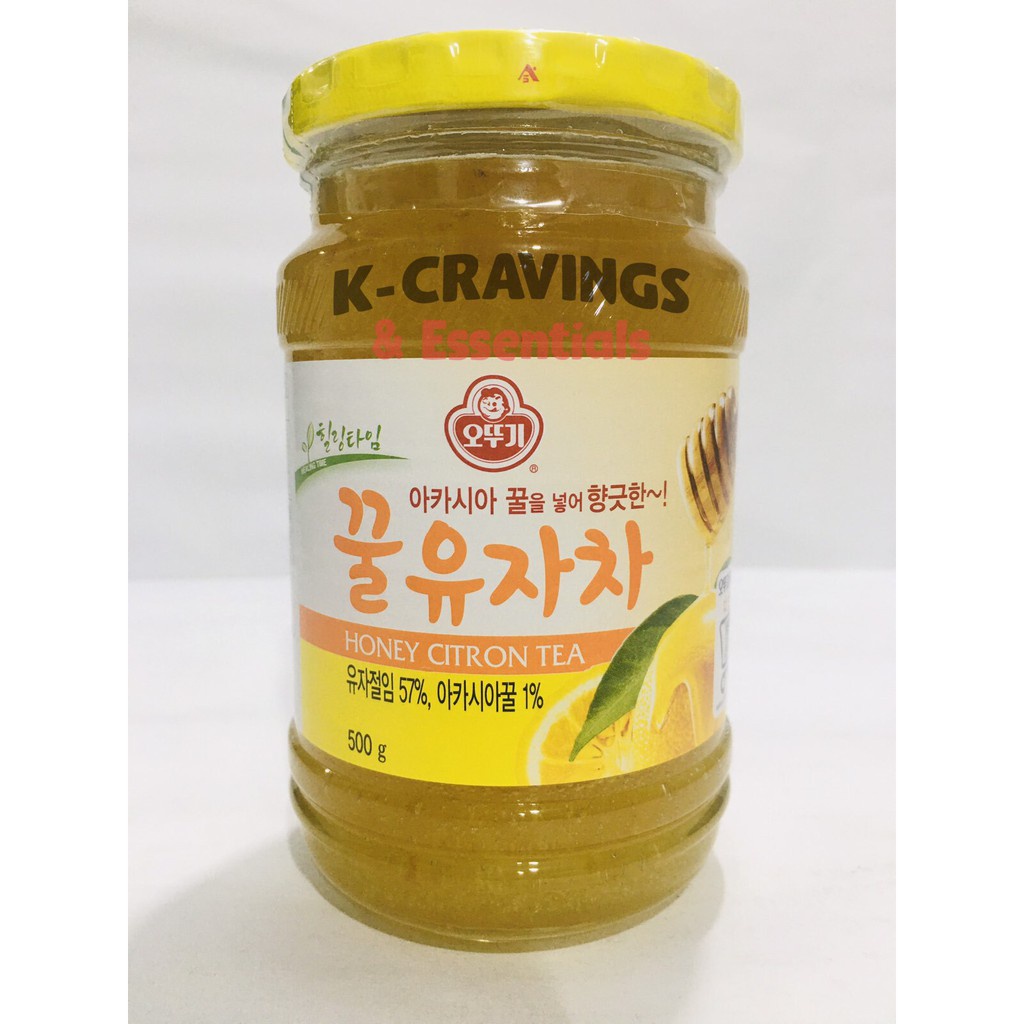☽ottogi Honey Citron Yujacha Tea 500g 1kg Kkotsaem Honey Lemon Tea 1kg Healthy Tea Shopee 4089