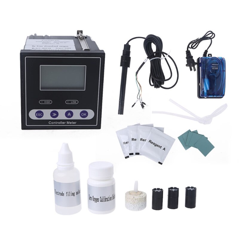 Dissolved Oxygen Meter Water Quality Tester OxygenDetector with Alarm ...