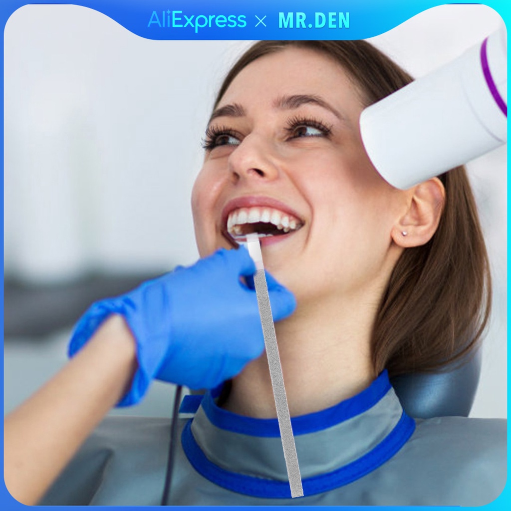 MR DEN Dental Metal Polishing Stick Strips Composite Resin Polyester