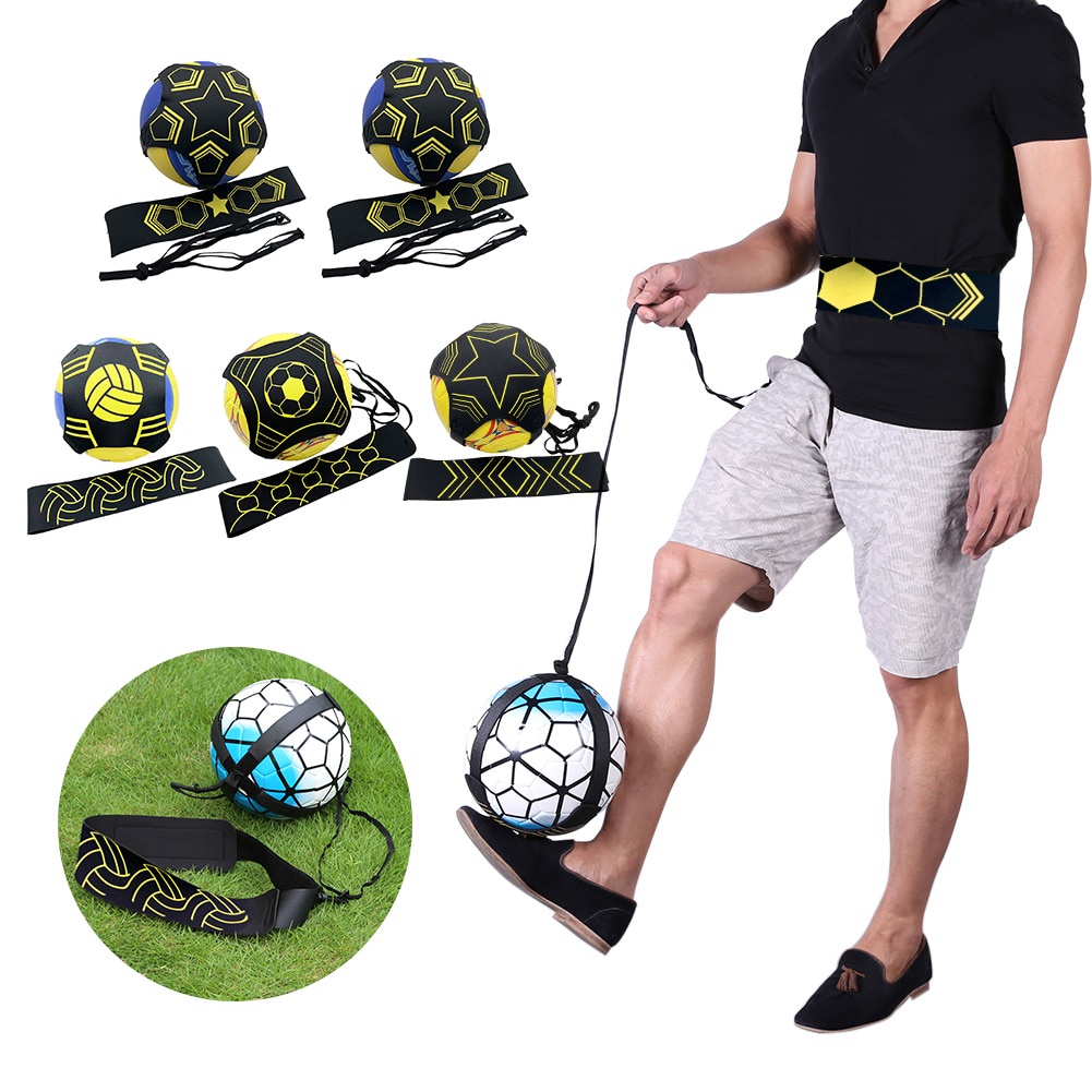 ⋌Soccer Ball Juggle Bags Children Auxiliary Circling Training Belt Kids