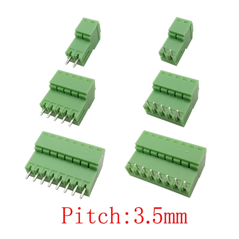 35mm Pitch Pcb Screw Terminal Block Connector Right Anglestraight Pin 6364