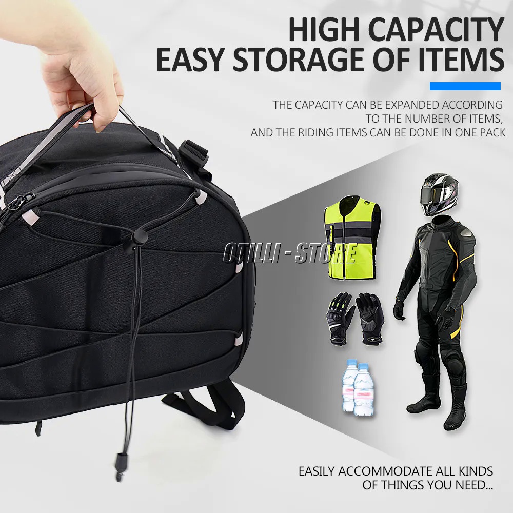 PENX Motorcycle Saddle Bag Saddlebag Tailbag Tail Bag Mount Panniers