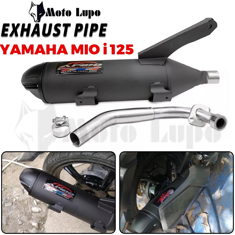 Moto Lupo MIO i 125 Exhaust Pipe V3 Muffler pipes 1set for Mio i125