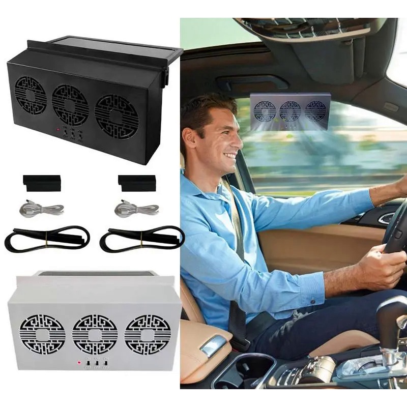 Solar Car Cooling Fan Auto Solar Air Conditioner Automatic Car Cooling