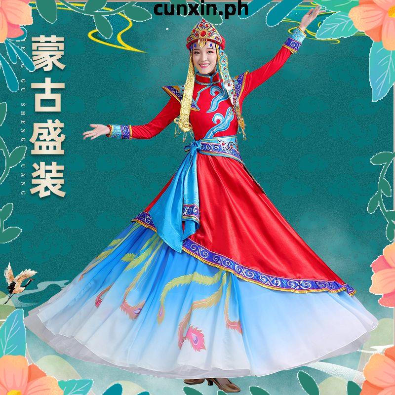 Mongolian Dance Costume Costume Ethnic Female Mongolian Costume Costume Mongolian Dance Costume High End Minority Shopee Philippines