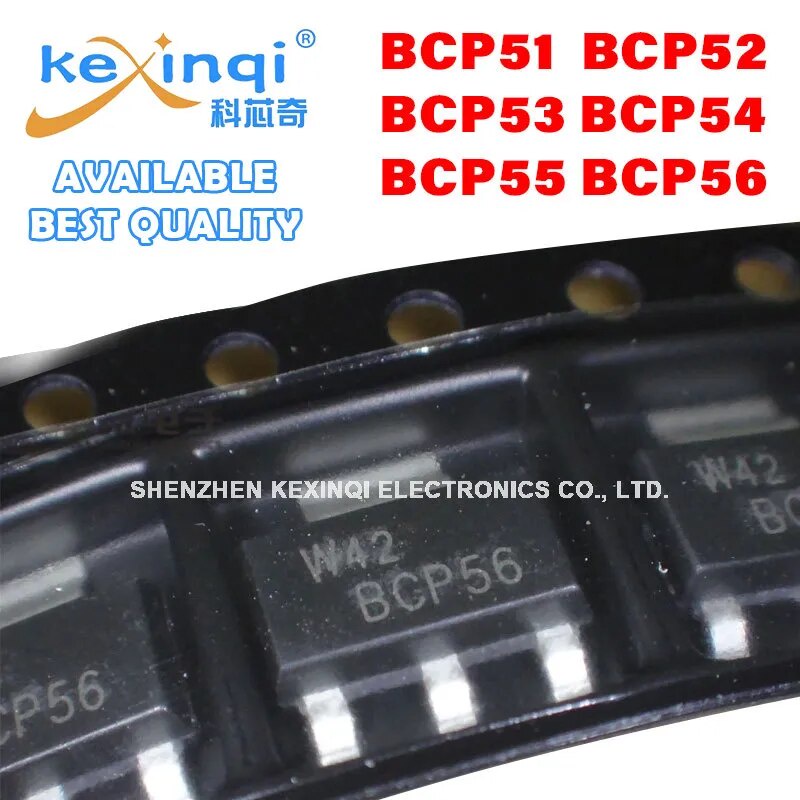 Transistor de potencia de BCP56-16 SMD SOT223, BCP51, BCP52, BCP53 ...