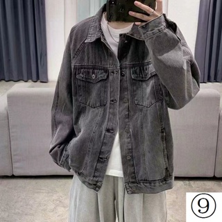 Retro Color Mens Washed Denim Jackets Boys Spring Autumn Ripped Coats -  China Men Jackets and Jackets price