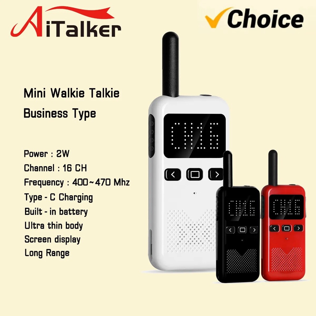 Mini Fast Shipping Walkie Talkie 2pcs Q3 Two Way Radio Mini Talkie ...