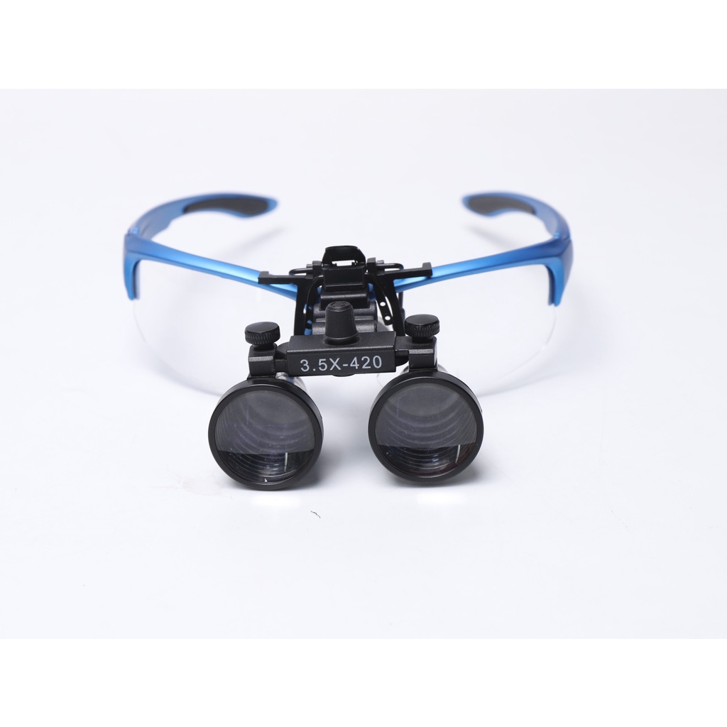 Dental Loupes 3.5X420mm Dental Magnifying Glass Clip on Medical Dental