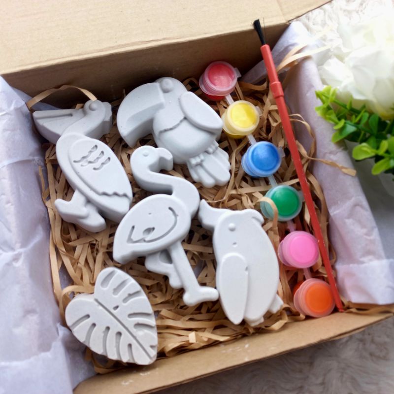 MINI PLASTER FIGURES PAINT SET Shopee Philippines