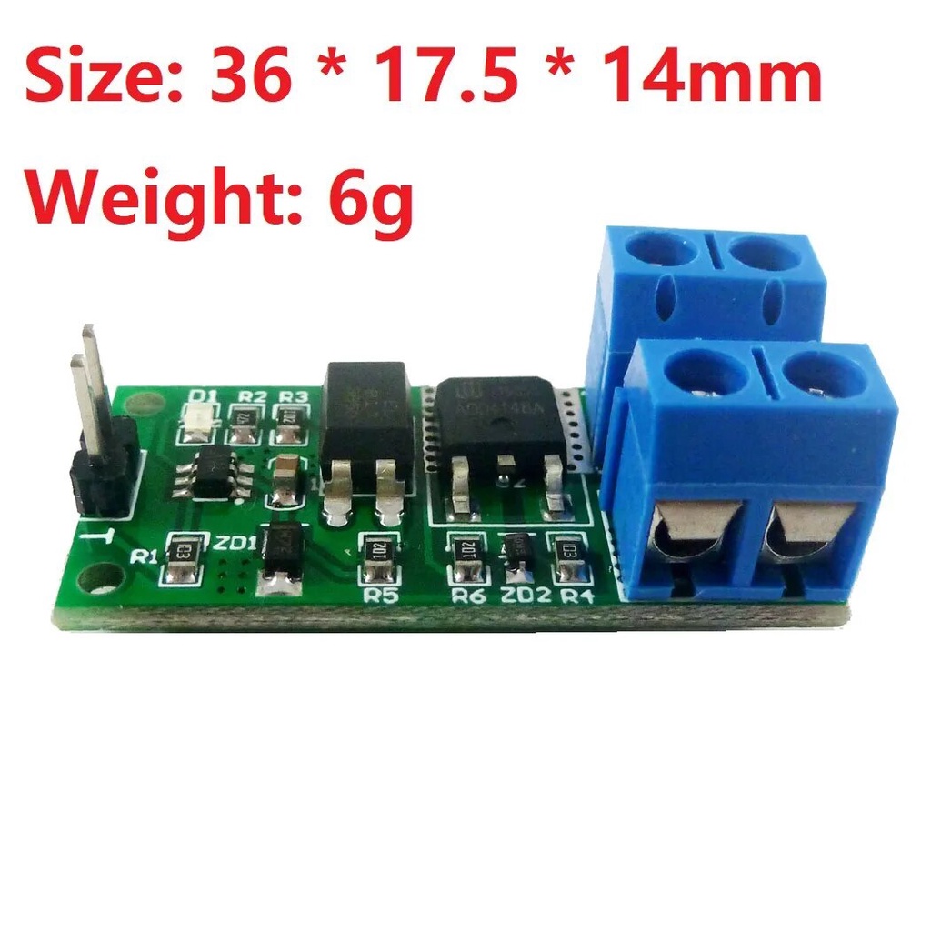 ~3.3V-24V 8A Flip-Flop Latch Relay Module MOSFET AOD4184 Chip Bistable ...