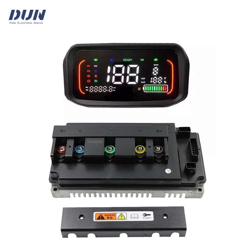 EM100 Controller 3KW Peak 7KW BLDC Motherboard with N1S LCD Speedometer ...