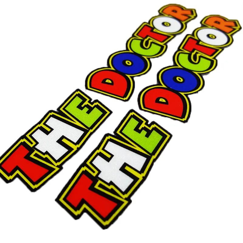 웃S232 MOTO GP Racer Stickers VR Rossi The Doctor Reflective Racing ...