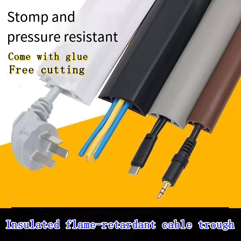 PVC Flexible Glue Open Wire Self Adhesive Routing Fixed Device Shielding Strip Ground