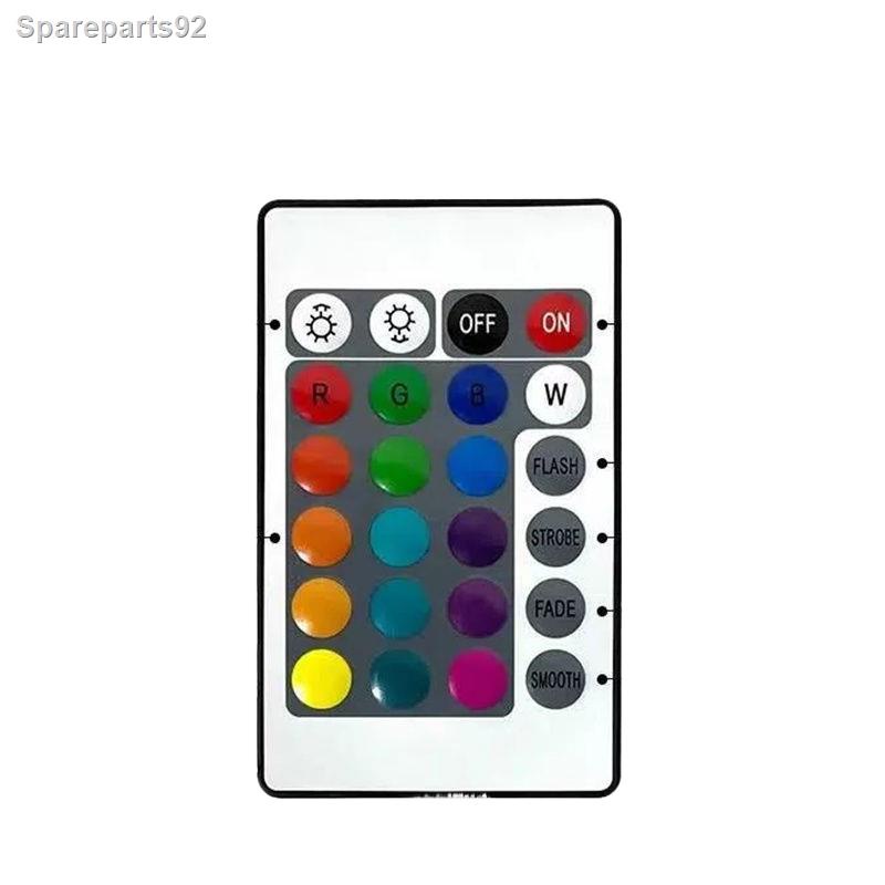 ☑⊙ 24key RGB light strip LED remote control night light ambient light