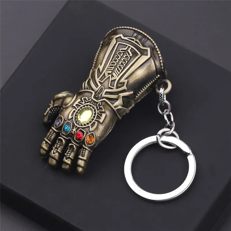 ♦Marvel Avengers Keychain Infinity Gauntlet Glove Keychain Bottle