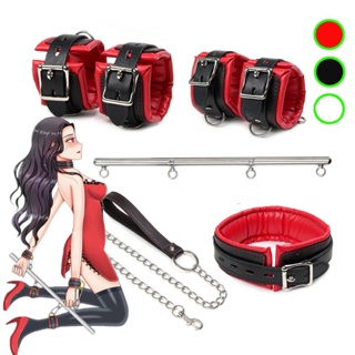 BDSM Bondage Kit Stainless Steel Extendable Spreader Bar Slave Handcuffs  Ankle Cuffs Fetish Restraints Set Sex Toys for Couples - AliExpress