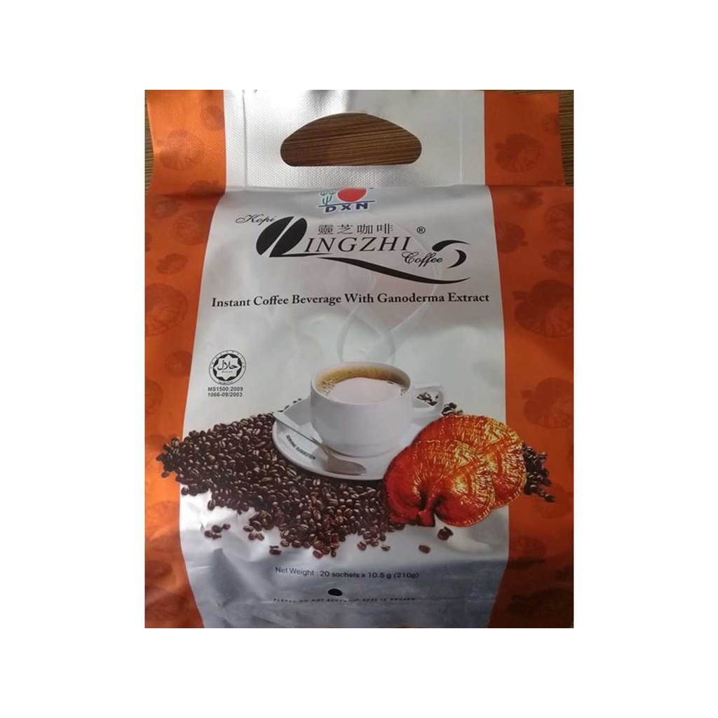 Dxn Lingzhi Coffee 3in1 Instant Coffee Beverage with Ganoderma Extract