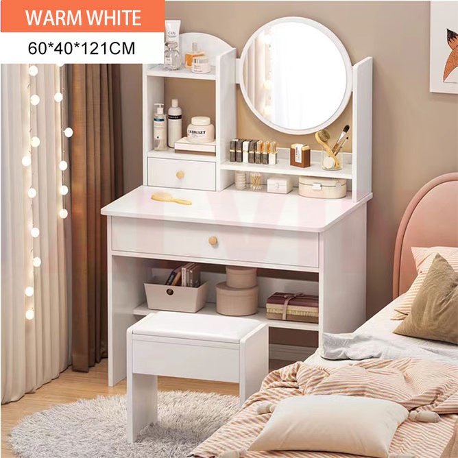 ALVIN Dressing Table Bedroom Minimalist Modern Ins Dressing Table