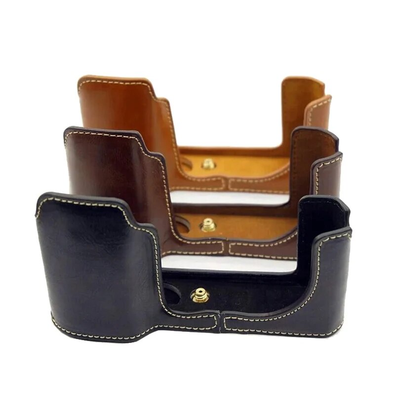 ⚡Retro Camera Case half cover bag For Leica T TYP701 701 PU Leather