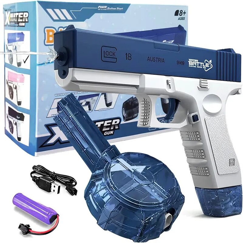 M416 Water Gun Electric Glock Pistol Shooting Toy Automatic Outdoor