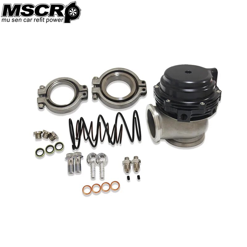☚44MM Wastegate for Turbo Manifold Vband External Waste Gate+DUMP PIPE