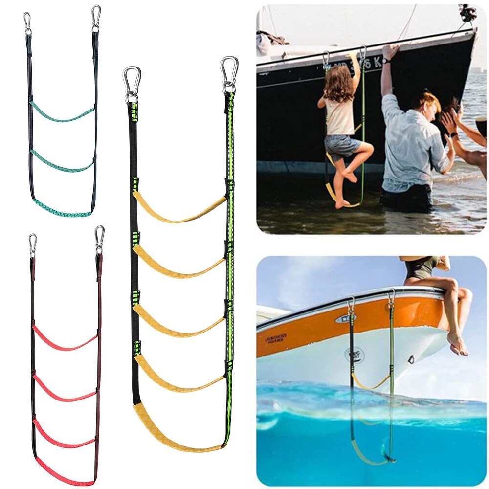 -Portable Boat Rope Ladder for Boat Rope Ladder Extension Assist Boat ...