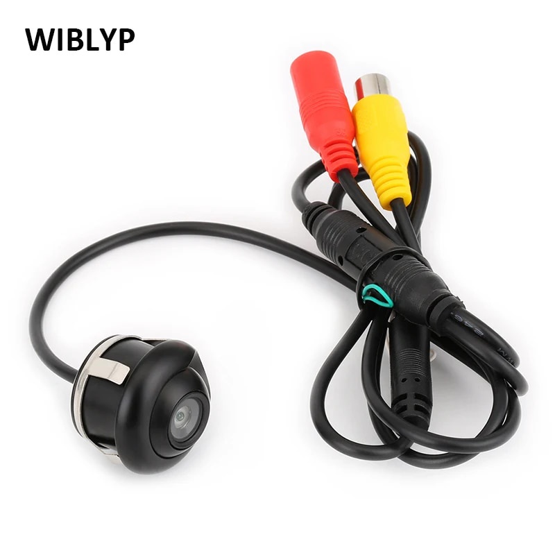 ☺Blind Zone Car Reversing Camera 22.5 Punch 360 Camera Car CCD HD Night