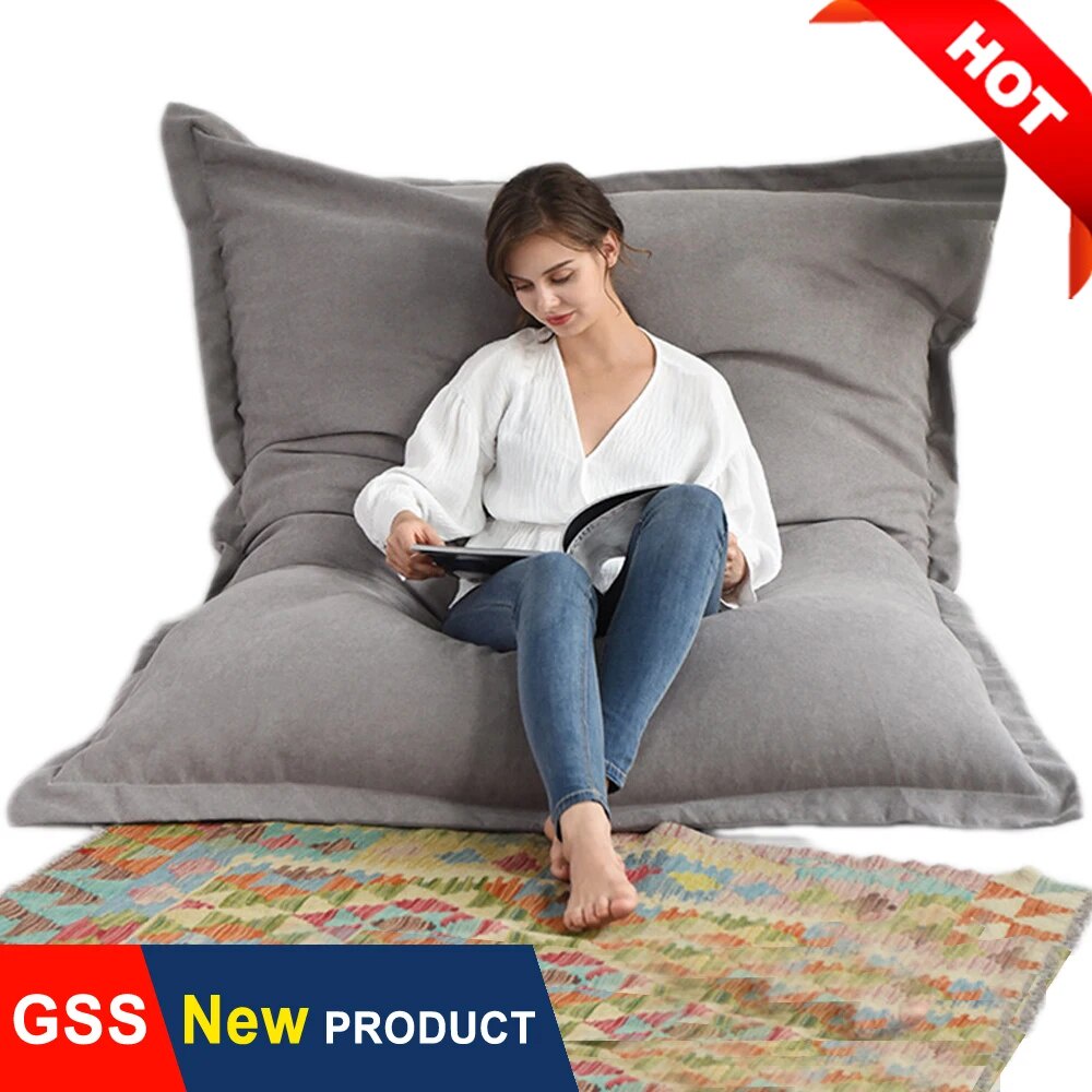 135 Dropshipping Giant Rectangle Bean Bag Chair No Filling Big Beanbag