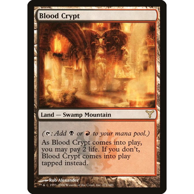 MTG Proxy Card - Blood Crypt | Dissension (DIS) | Shopee Philippines