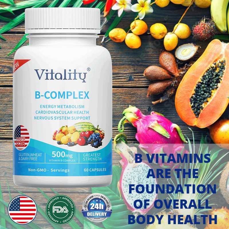 B Complex With Methyl B12\Methyl Folate\Vitamin B6\Biotin plus