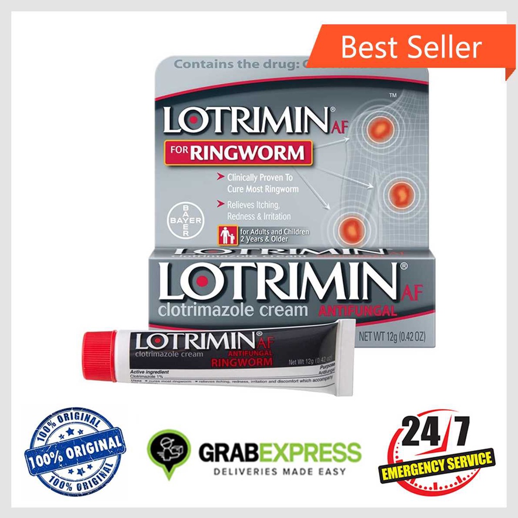 ON-HAND! Lotrimin AF Ringworm Cream, 12g | Shopee Philippines