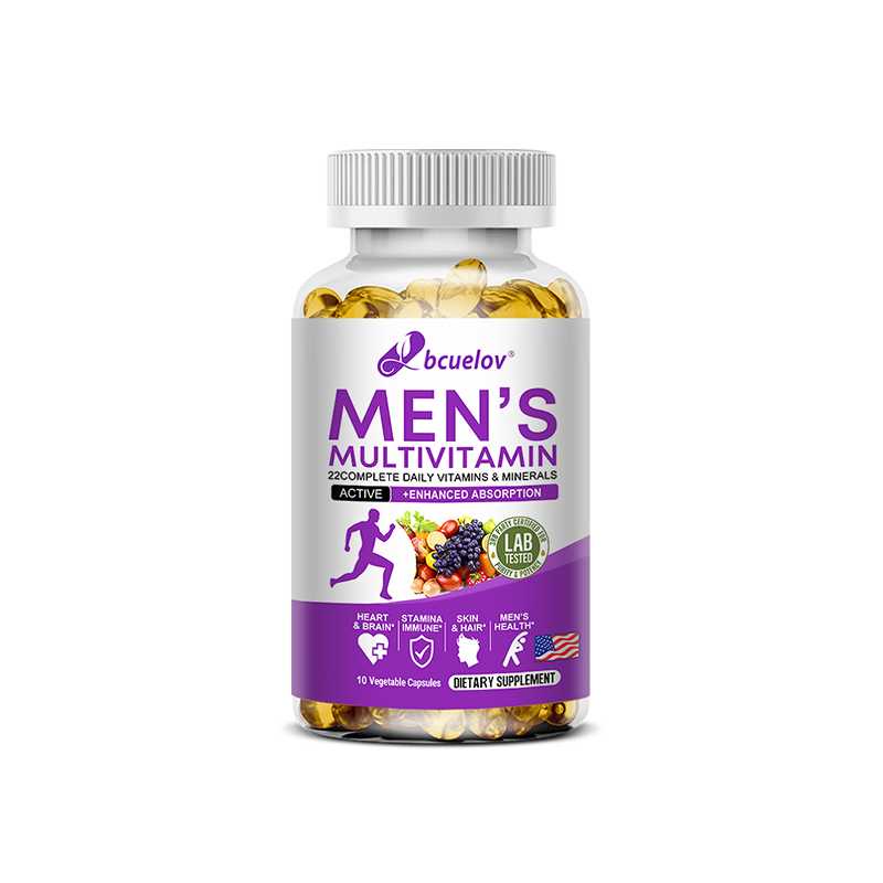 Men's Multivitamin Multimineral Supplement Boosts mental and physical