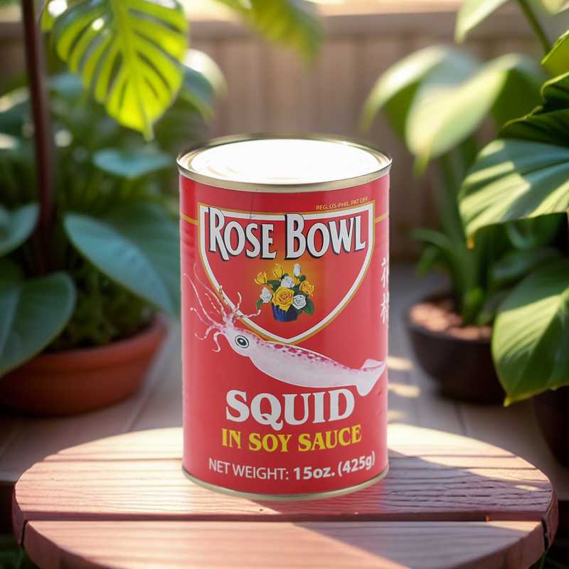 ROSE BOWL Squid in soy Sauce 15oz (425g) Shopee Philippines