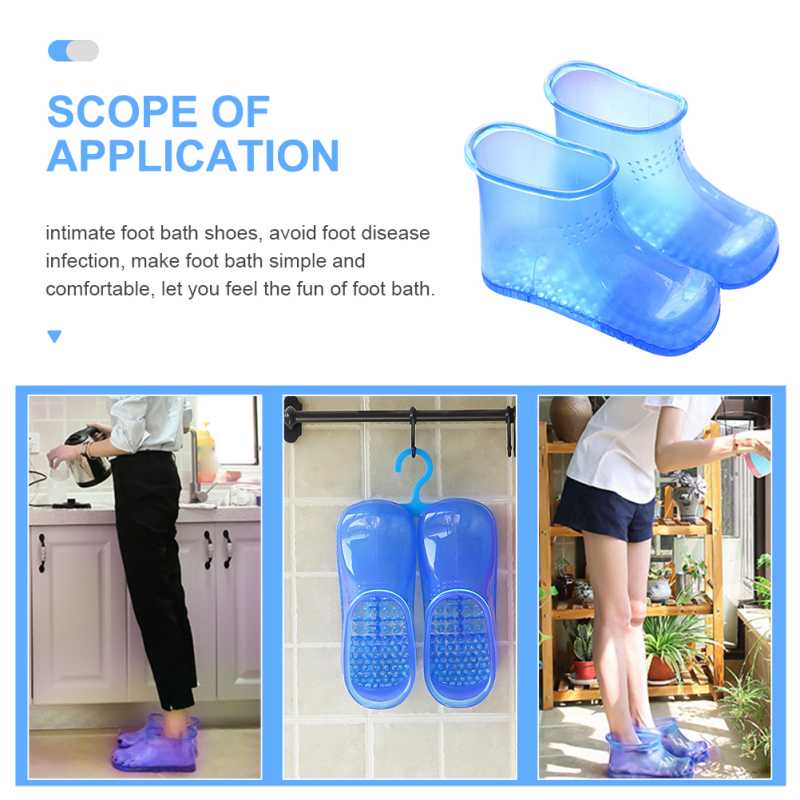 Foot Bath Portable Scrubber Soaking Basin Spa Shoes Bucket