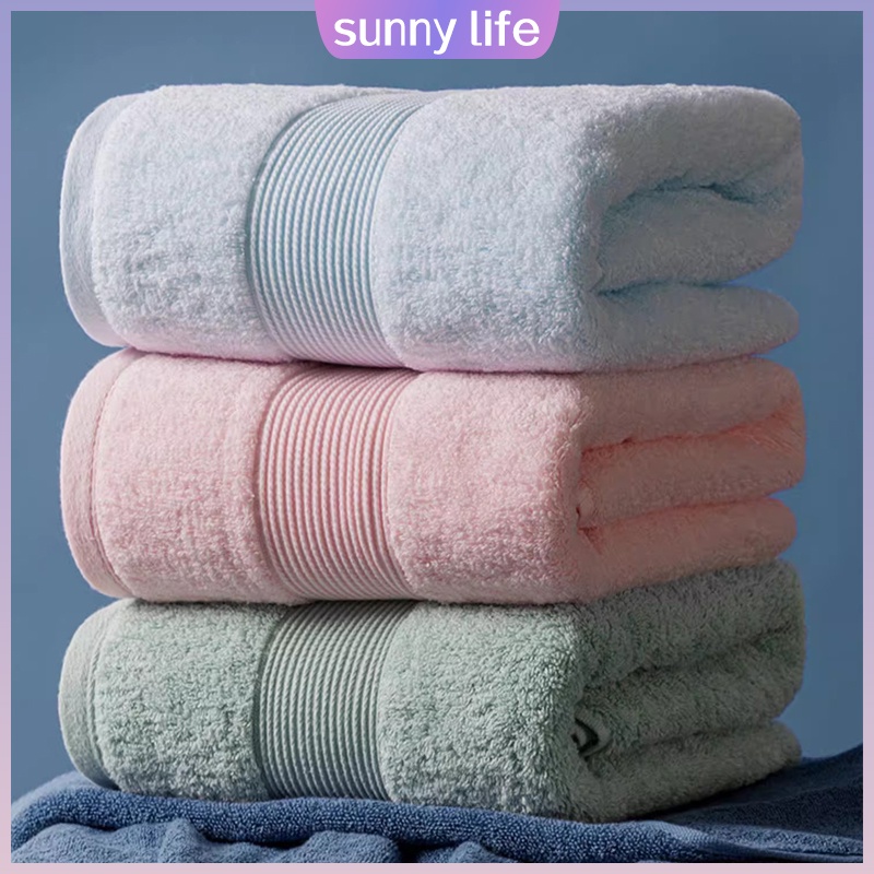 Microfiber soft strong absorbent quick drying towel pure cotton comfort  thickened luxury hotel home checkered beach