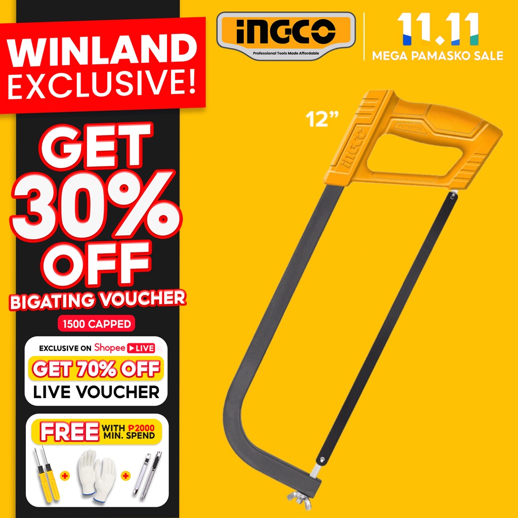 ingco-by-winland-12-inch-hacksaw-frame-hack-saw-lagare-w-blade-300mm