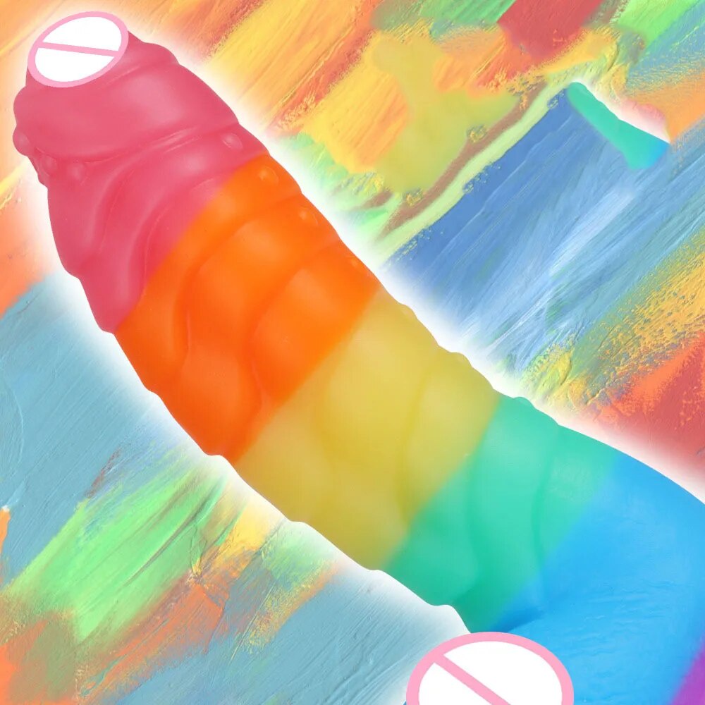 ☋monster Dildos 100 Liquid Silicone Penis For Women Masturbation Sex