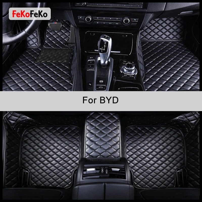 ☾FeKoFeKo Custom Car Floor Mats For BYD Song Qin Tang Yuan Han F0 F3 F6 ...