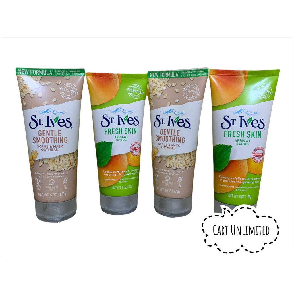St. Ives Facial Scrub ORIGINAL (170g) Shopee Philippines