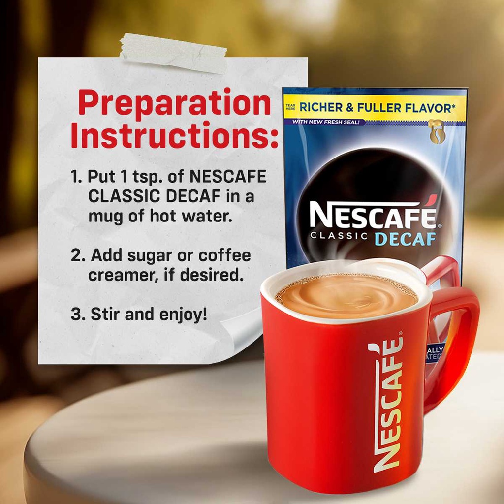 NESCAFÉ CLASSIC DECAF 160g and COFFEE MATE Coffee Creamer 220g Shopee